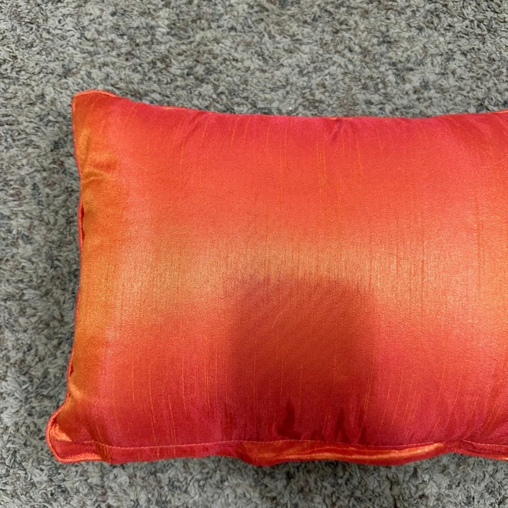 Pier 1 Halloween Boo Lumbar Decorative Pillow 3D Spider Spooky Fall Decor 17